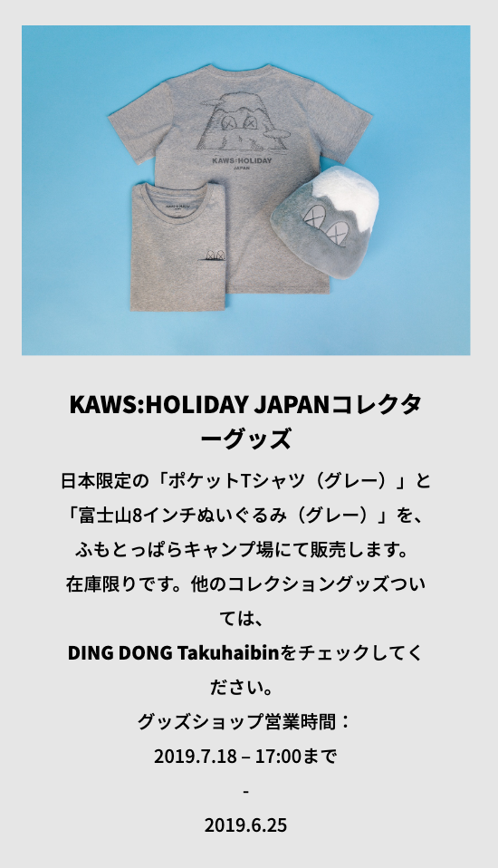 KAWS HOLIDAY JAPAN Tシャツ カウズ グレー 日本限定Tシャツ/カットソー(半袖/袖なし)