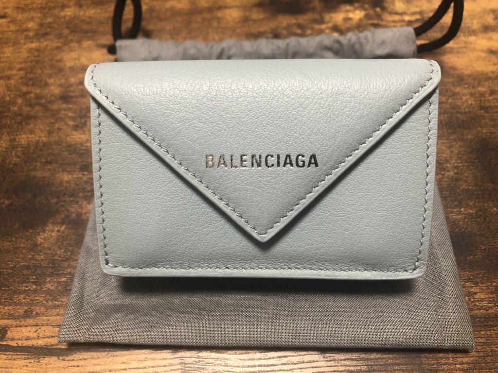 BALENCIAGA ペーパーミニウォレット ブラック | vrealitybolivia.com